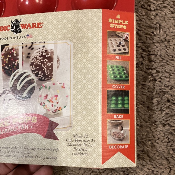 Nordic Ware Donut Hole & Cake Pop Pan Bakeware w/ Sticks - Picture 3 of 4